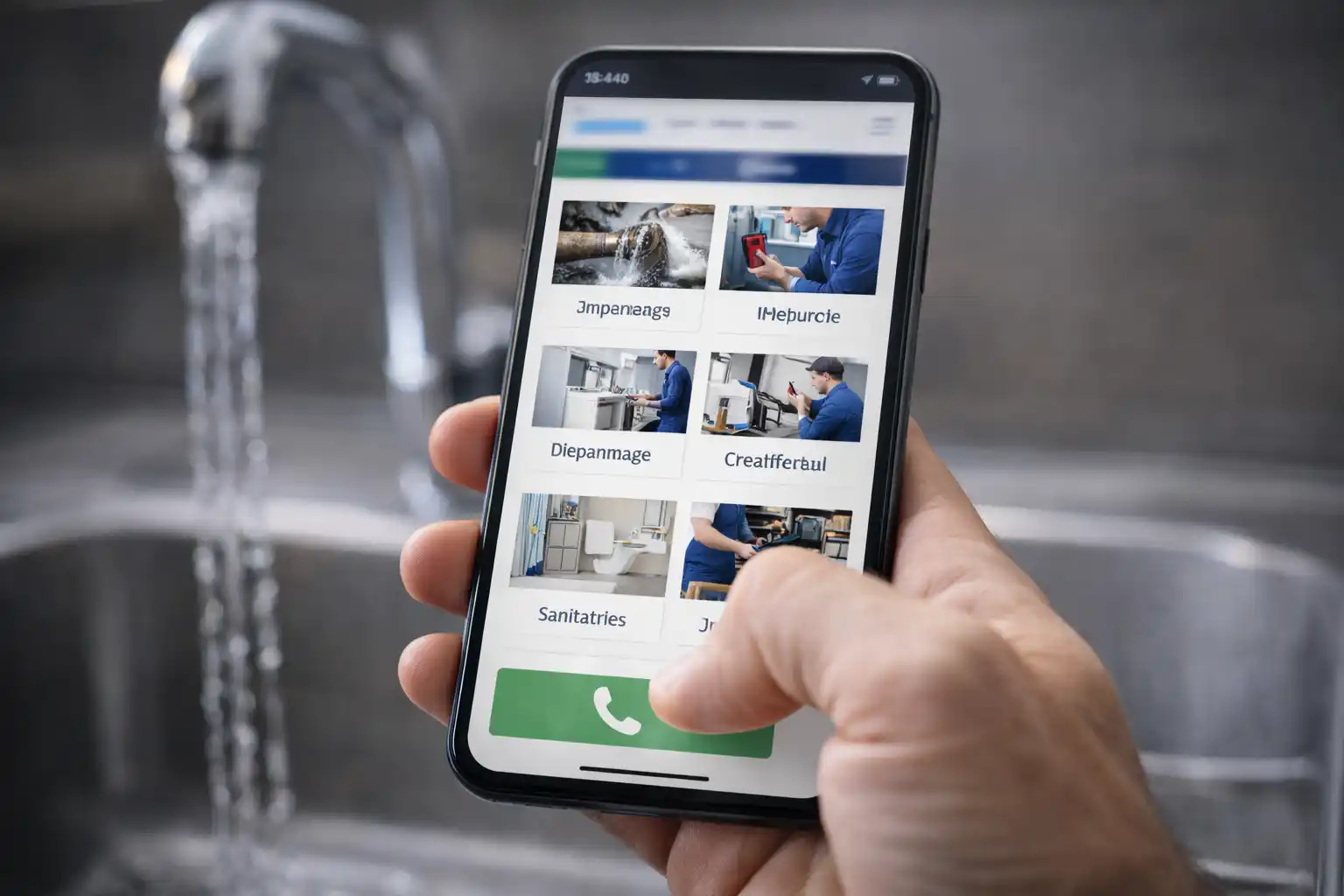 Exemple de site internet pour plombier